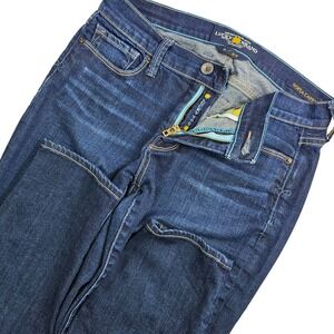 Lucky Brand Sofia Capri Jeans Women Size 4 / 27 Dark Wash Denim Stretch Mid Rise